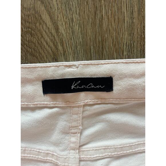Kancan Los Angeles Distressed Light Pink Skinny Jeans Size 3 - Picture 2 of 4